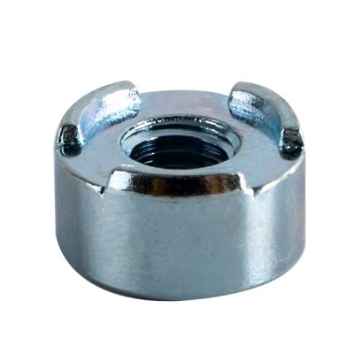 Circular welded nut